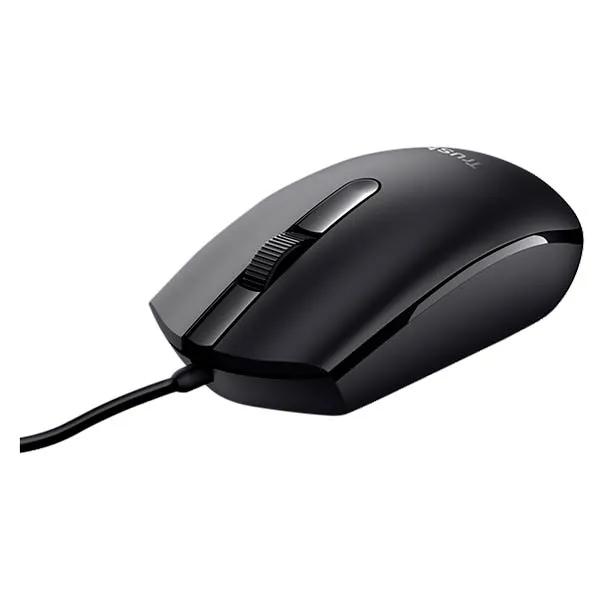 Trust Basi Wired Mouse Black