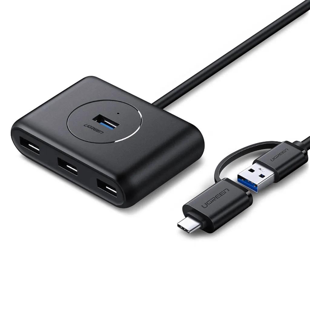 UGreen CR113 4-in-1 USB 3.0 to USB-C Data Hub 40850