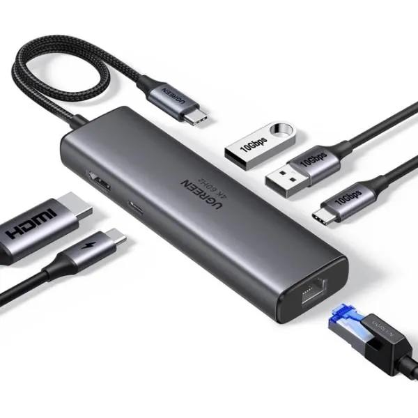 Ugreen CM512 6-in-1 USB-CHub 45000