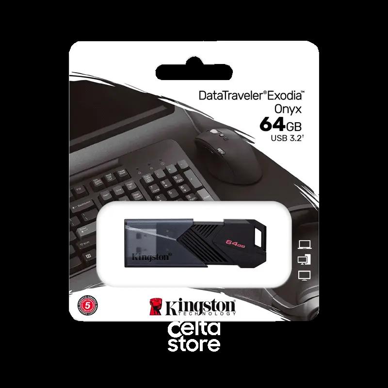 Kingston 64GB DataTraveler Exodia Onyx USB Flash Drive