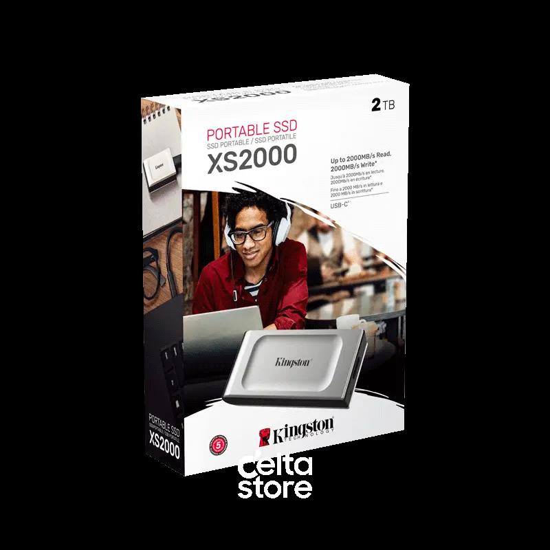 Kingston XS2000 2TB Portable SSD USB 3.2 SXS2000/2000G