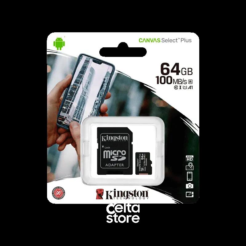 Kingston Canvas Select Plus 64GB microSD Card SDCS2/64GB