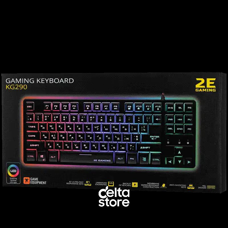 2E KG290 Gaming Keyboard LED Black 2E-KG290UB