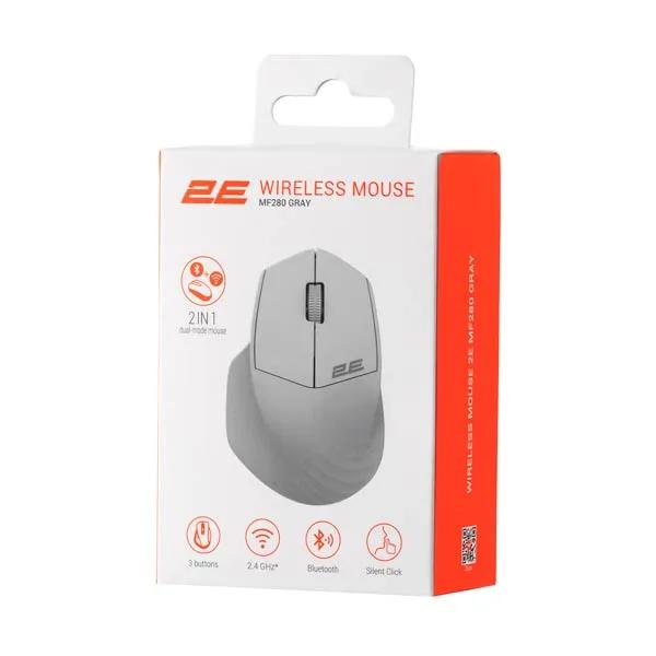 2E MF280 Silent Wireless Gray Mouse 2E-MF280WGR