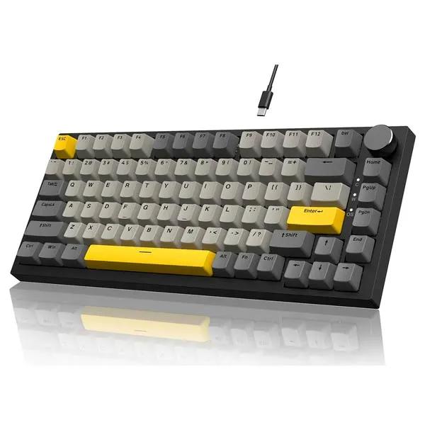 AJAZZ AK820 Moon Axis Swiitch Black Grey Wired Mechanical Keyboard