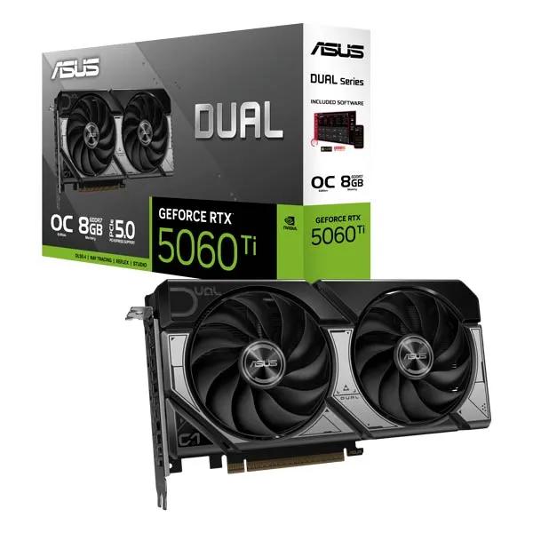 ASUS Dual GeForce RTX 5060 Ti 8GB GDDR7 OC Edition 90YV0MP2-M0NA00