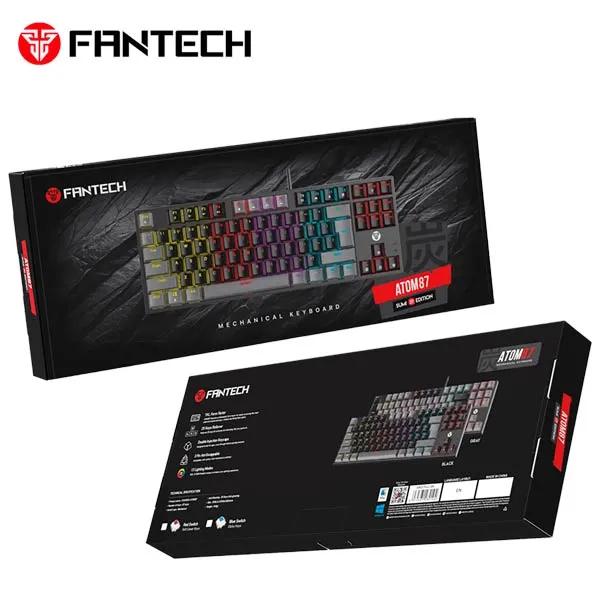 Fantech Atom87 MK876V2 RGB Mechanical Keyboard Sumi Edition