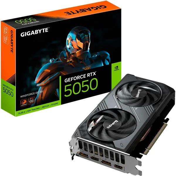 Gigabyte GeForce RTX 5050 WindForce OC 8GB GV-N5050WF2OC-8GD