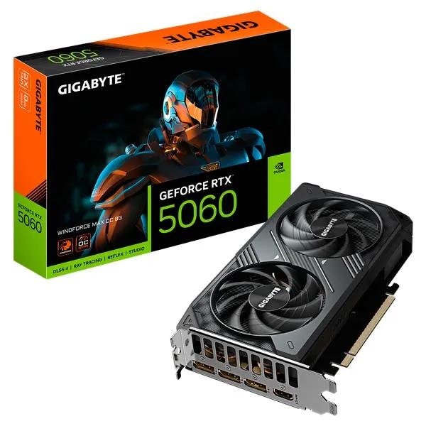Gigabyte GeForce RTX 5060 WindForce Max OC 8GB GV-N5060WF2MAX OC-8GD