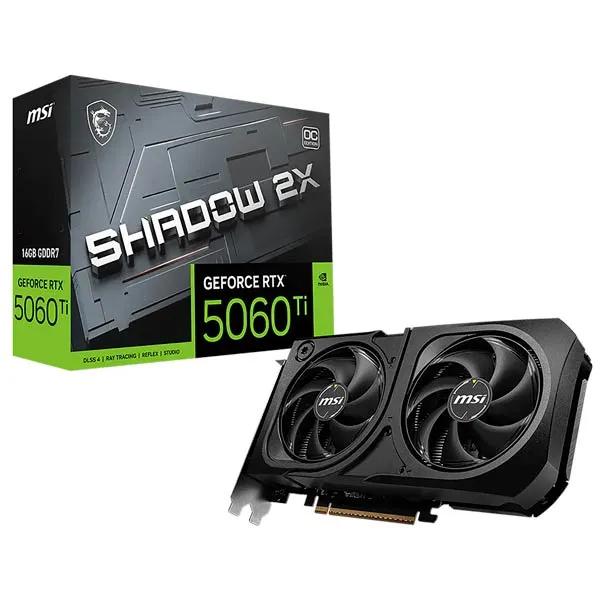 MSI GeForce RTX 5060 Ti 16G Shadow 2X OC Plus