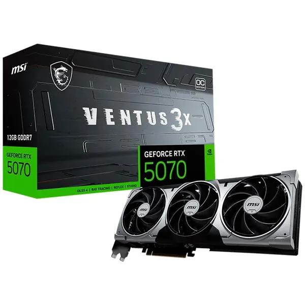 MSI GeForce RTX 5070 12GB GDDR7 Ventus 3X OC