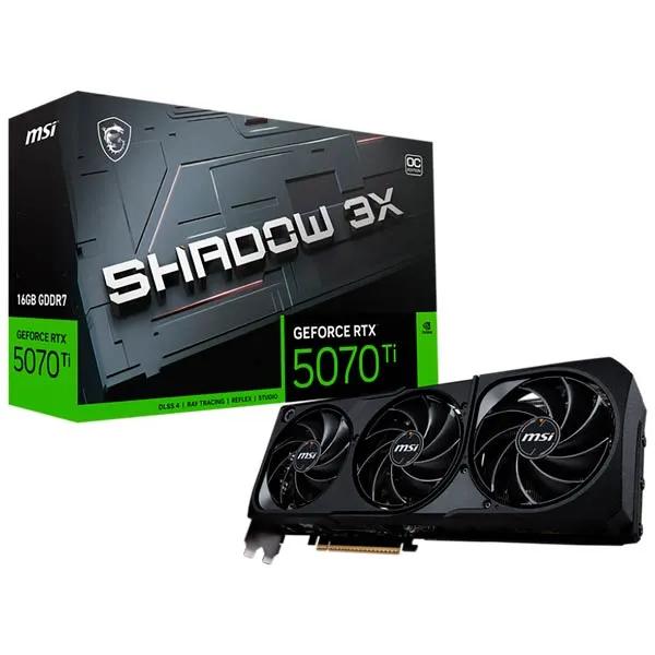 MSI GeForce RTX 5070 Ti 16GB Shadow 3X OC
