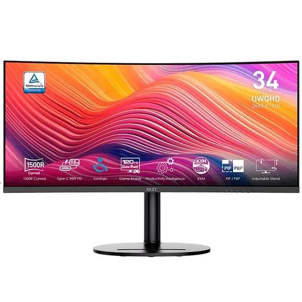 MSI Modern MD342CQP 3.5K 120Hz Curved Monitor