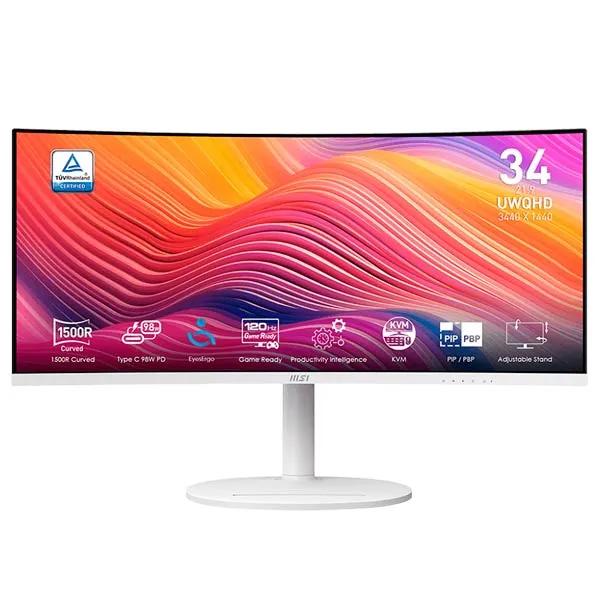 MSI Modern MD342CQPW Curved Business Monitor