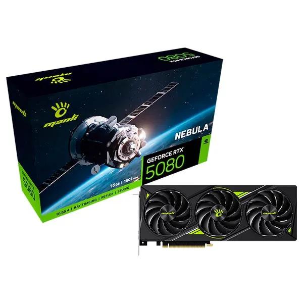 Manli Nebula GeForce RTX 5080 16GB GDDR7