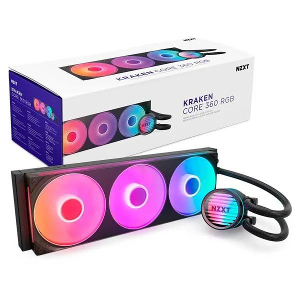 NZXT Kraken Core 360 RGB AIO Liquid CPU Cooler